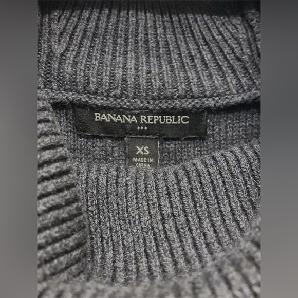 EUC Banana Republic Cable Knit Knee Length Sweater Dress - Size: XS - Picture 4 of 5